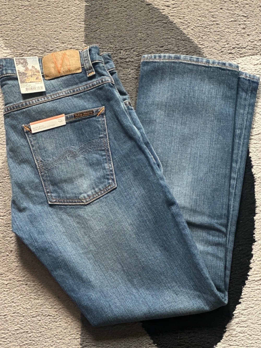 Nudie Jeans Classic Straight Light Blue Denim